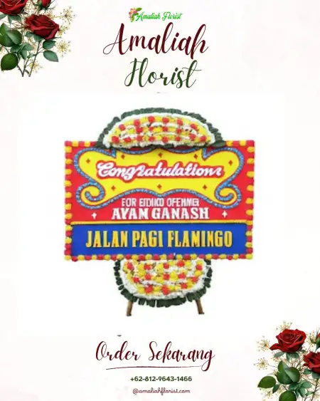 Sewa Papan Bunga Selomoyo